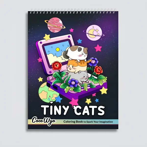 Producto - Tiny Cats - Libro Anillado - Coco Wyo - A4
