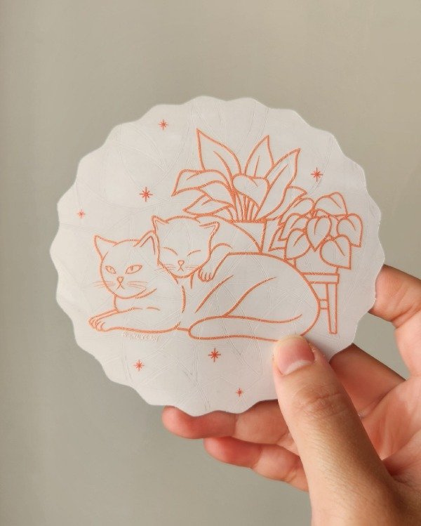 Producto - SUNCATCHER GATOS Y PLANTAS