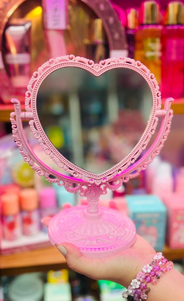 Producto - espejo corazon doble cara