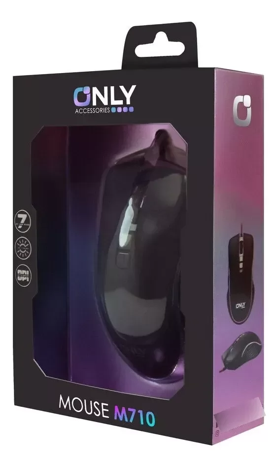 Producto - Mouse Gamer Only Ergonómico Rgb Usb 7 Botones