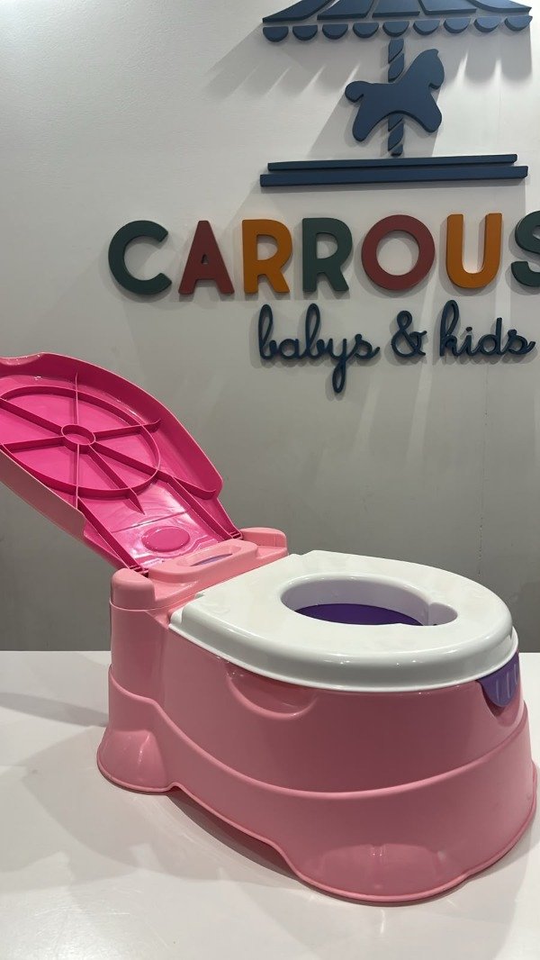 Producto - Pelela infantil rosa con asiento reductor - 4