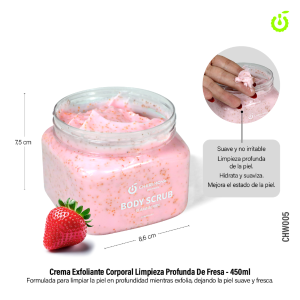 Producto - Exfoliante corporal Cherimoya Frutilla