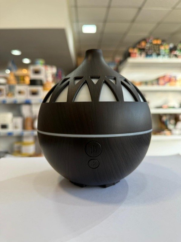 Producto - Humidificador sin filtro madera oscura GOTA CALADO