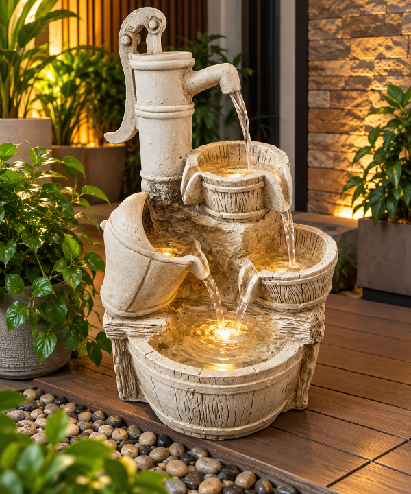 Producto - Fuente de agua bombeador 2 caidas