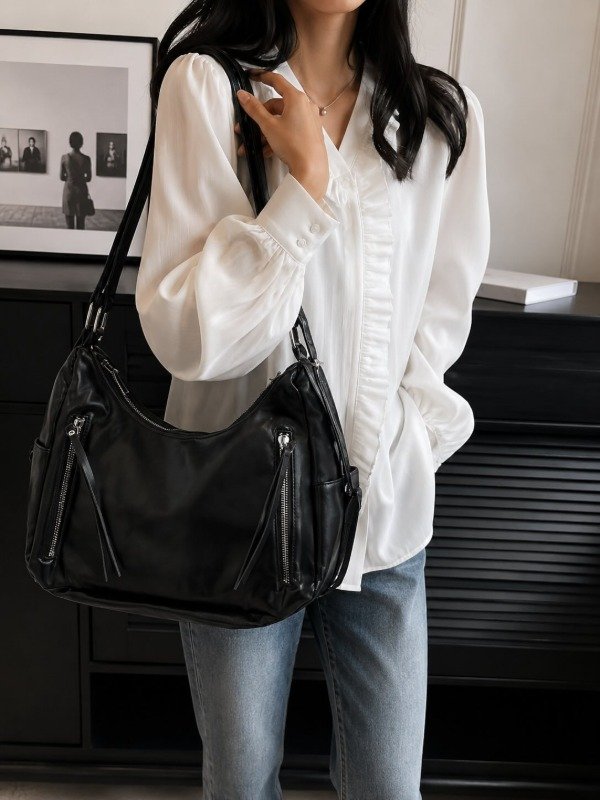 Producto - Cartera FACULTATIVA CAROLA - NEGRO