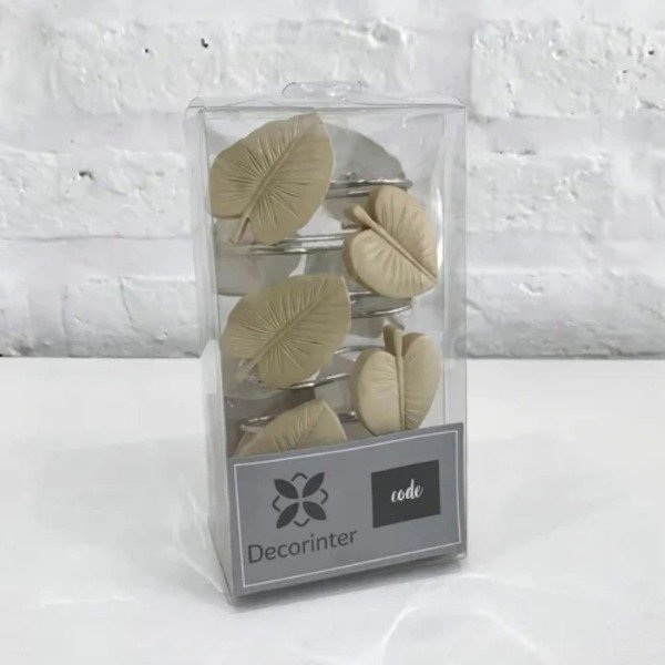 Producto - Ganchos de cortina Decorinter hojas vison