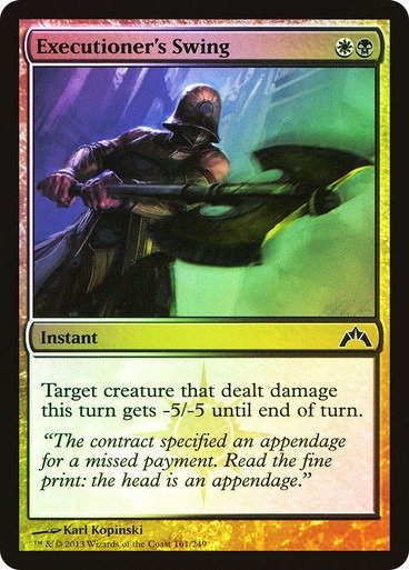 Producto - Executioner's Swing Foil  Gatecrash
