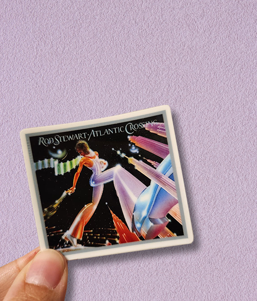 Producto - STICKERS UV - ROD STEWART - ATLANTIC CROSSING