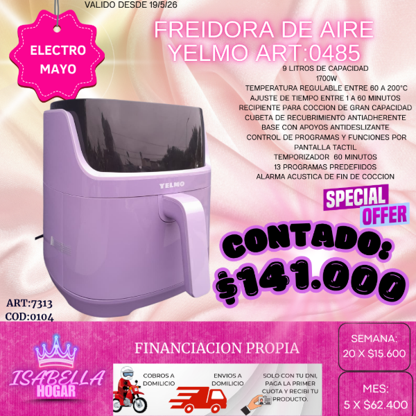 Producto - FREIDORA YELMO 7313