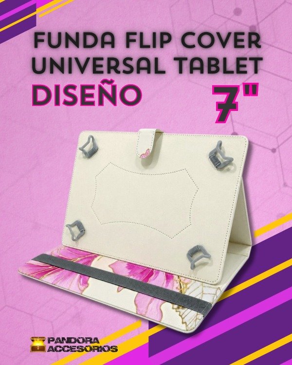 Producto - Funda Flip Cover Universal Tablet 7" Diseño - 0