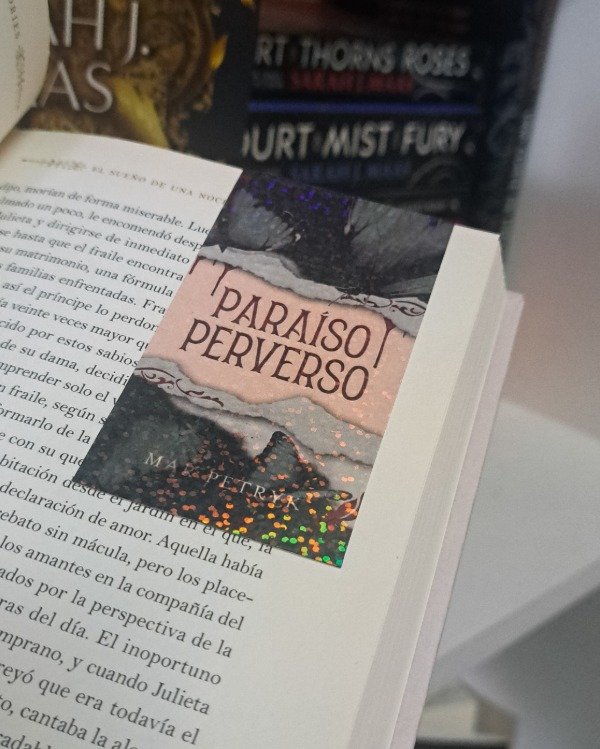 Producto - Marcapágina magnético holográfico - Paraíso Perverso