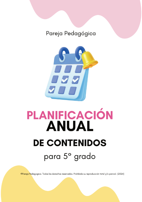 Producto - Planificación Anual de Quinto Grado - Nivel Primario