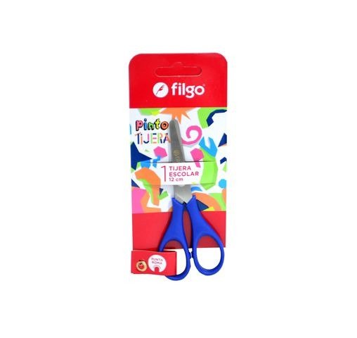 Producto - TIJERA ESCOLAR 12CM PINTO BLISTER X1 FILGO