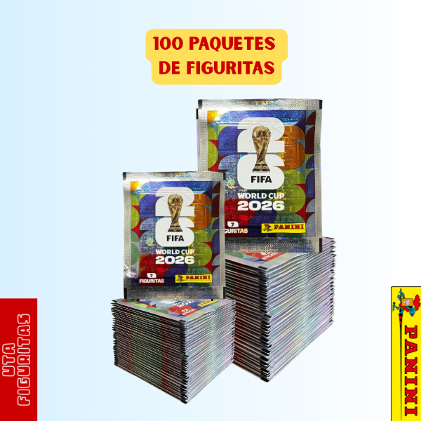 Producto - PACK FIGURITAS 100 UNIDADES