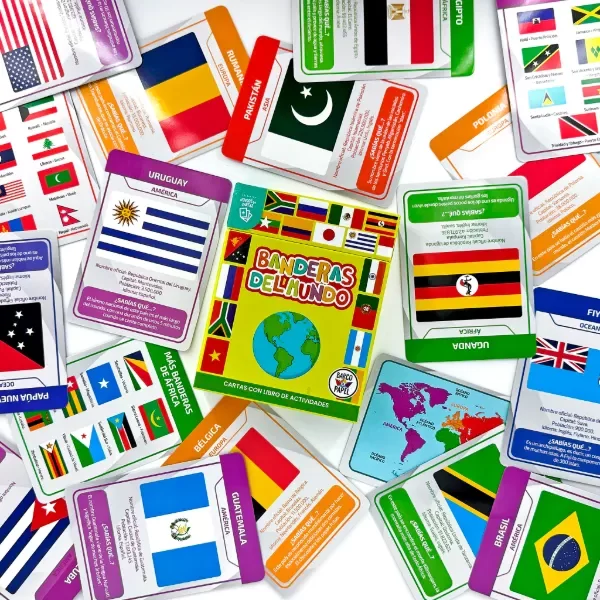 Producto - Cartas Banderas del Mundo