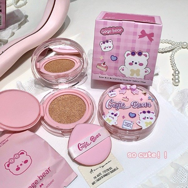 Producto - Cushion con repuesto Gege Bear "Water Mist Moisturizing Concealer Cushion Cream"