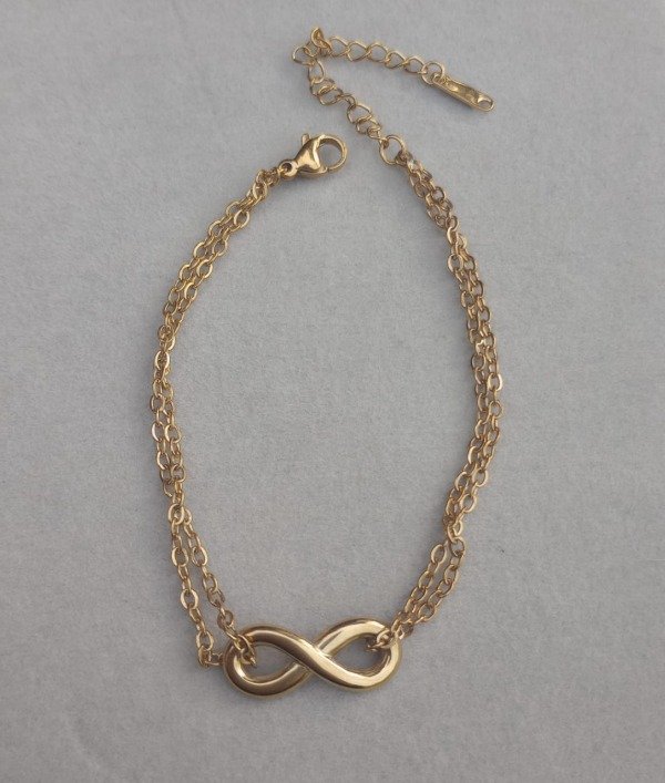 Producto - Pulsera Dorada con Infinito