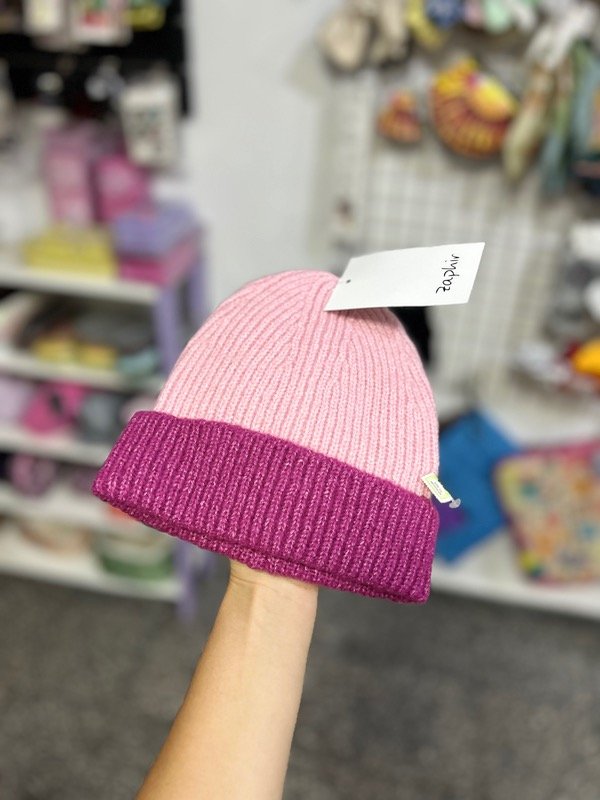 Producto - Gorro bicolor rosa