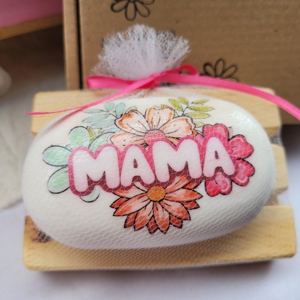 Producto - JABON DECORADO TOCADOR MAMA FLORES DE COLORES