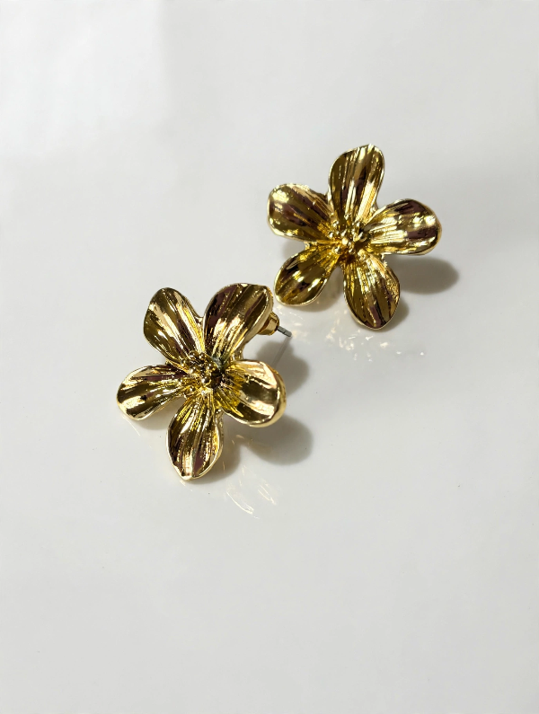 Producto - AROS PASANTES FLOR DORADA - 0