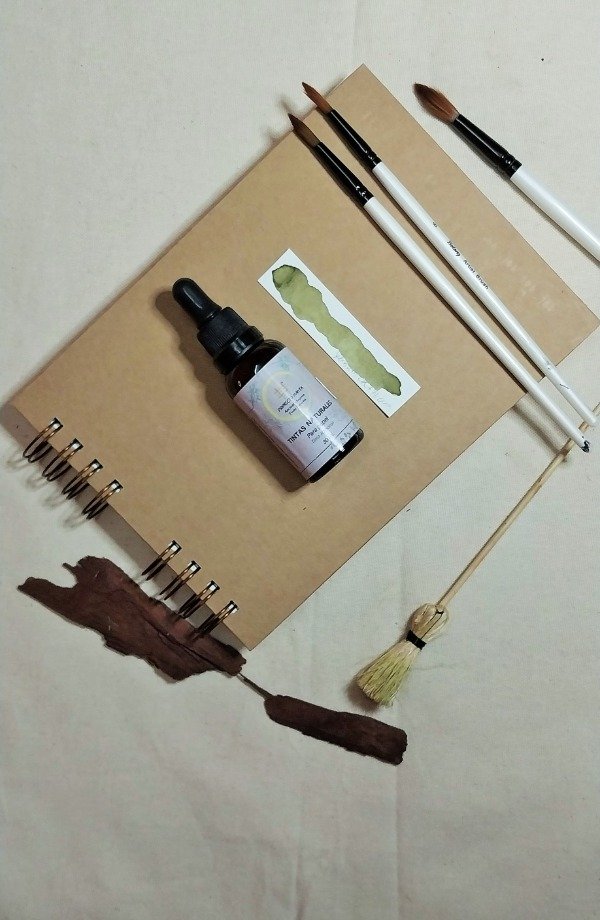 Producto - TINTAS NATURALES - TINTA VERDE OLIVA - TN06