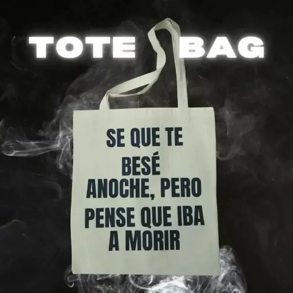 Producto - TOTE BAG ANOCHE TE BESE