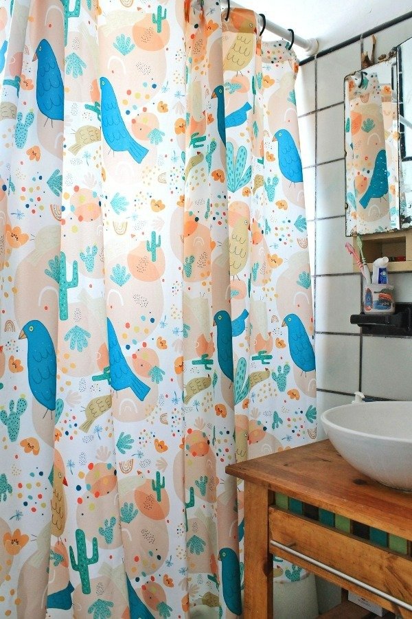 Producto - Cortina de baño Pajaros PREVENTA! - 0