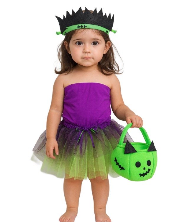 Producto - Set tutu verde Halloween
