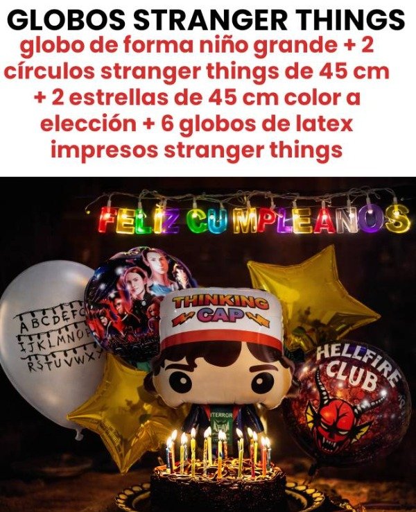 Producto - Globos stranger things 11 piezas