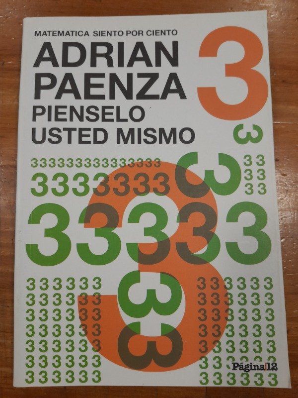 Producto - Pienselo usted mismo - Adrian Paenza C2