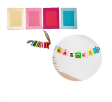 Producto - GUIRNALDA 10PCS CON BROCHES MULTICOLOR 13X8.5CM