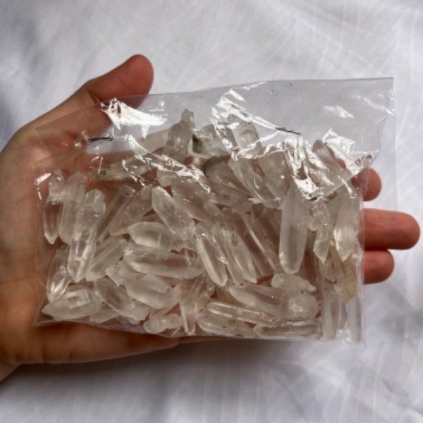 Producto - Lote Puntas Cuarzo Láser Lemuriano 100gr.