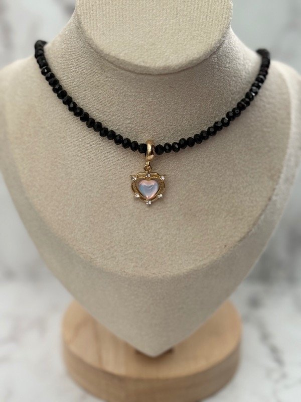 Producto - Collares de cristales de roca con dije a elección