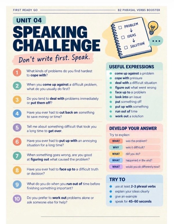 Producto - B2 Phrasal Verbs Booster - 1