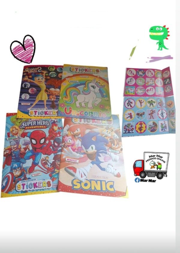 Producto - Libro para colorear con stikers (mayor)