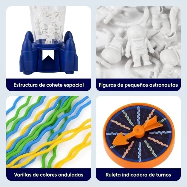 Producto - Juego Mesa Happy Astronauts Cohete Palitos Infantil - 1