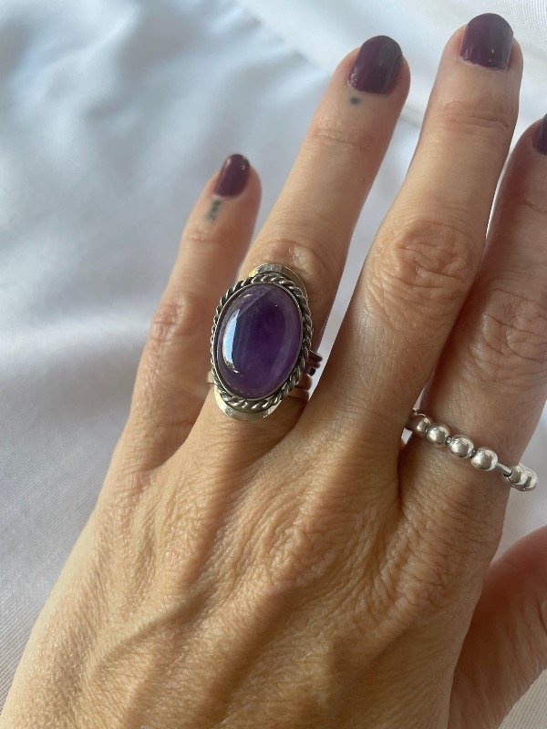 Producto - Anillo piedra amatista