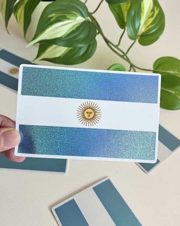 Producto - Sticker Arena UV - Bandera Argentina XL
