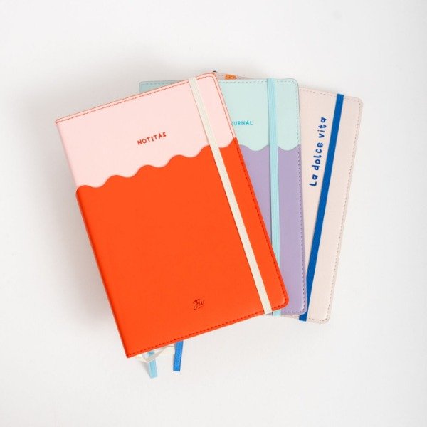 Producto - Bullet Journal PU Colorblock x80 Hjs. Punteadas - Fw