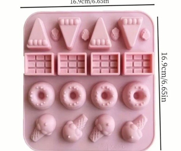 Producto - Molde silicona chocolatines, helados, donas y tartas - 5