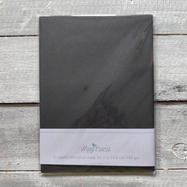 Producto - Papel teñido en masa Humo