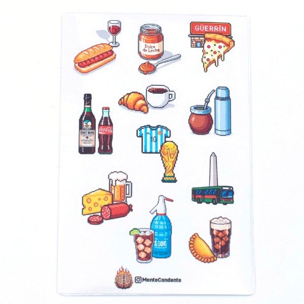 Producto - Stickers 8 BIT