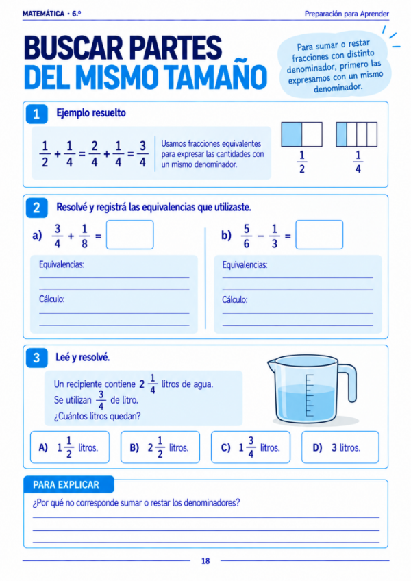 Producto - Matemática 6to grado: Preparación Prueba Aprender - 7