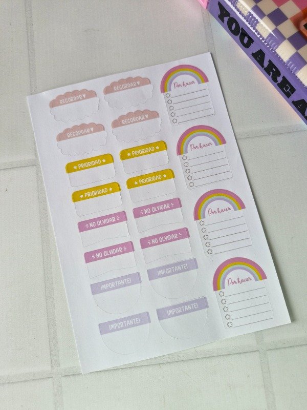 Producto - Stickers Notitas