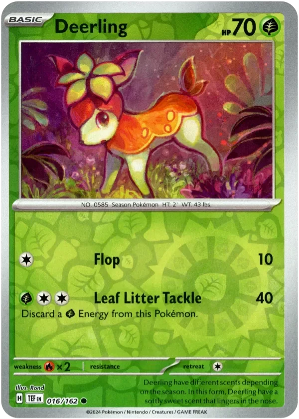 Producto - Deerling - 016/162 - Temporal Forces - Reverse Holo