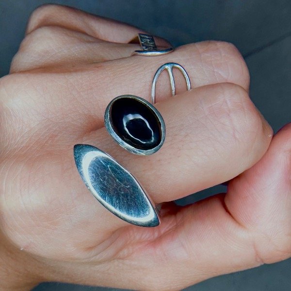 Producto - Anillo Bi con Ónix