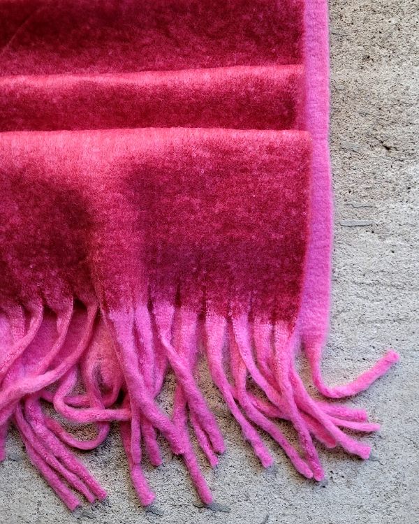 Producto - bufanda E.Silvestre rosa y fucsia
