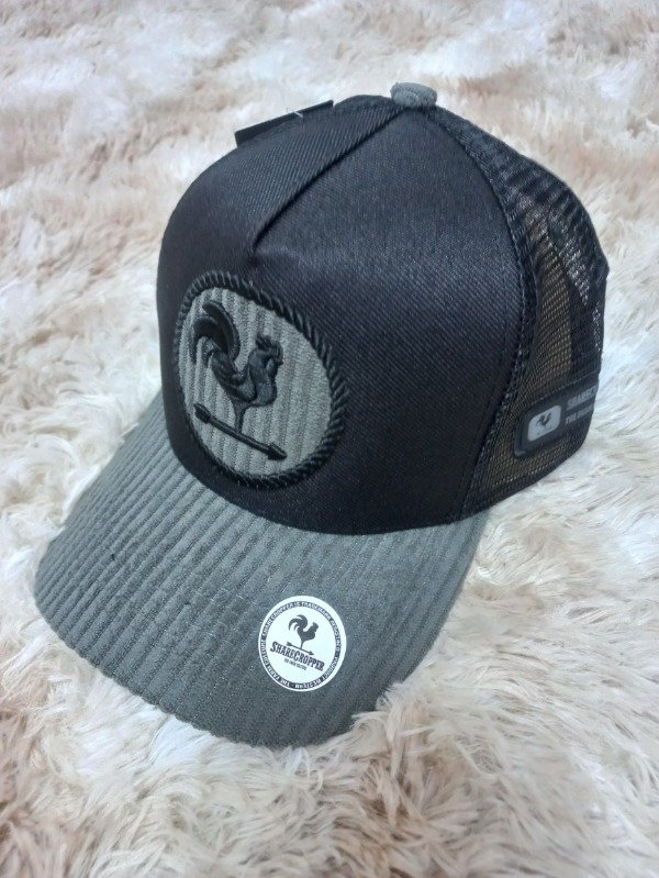 Producto - GORRA SHARECROPER gamuzada gris