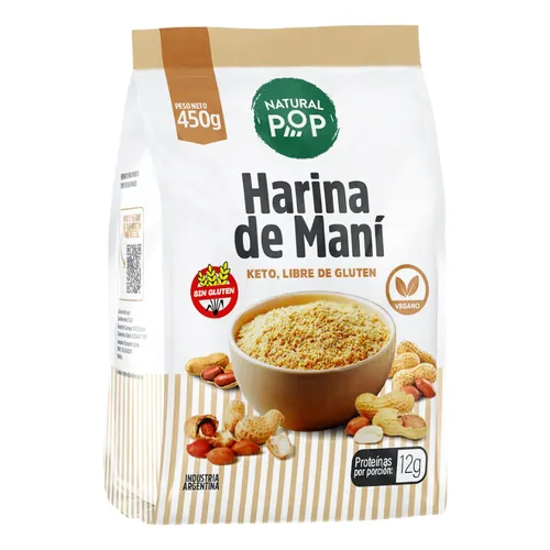 Producto - Harina de Maní Natural Pop