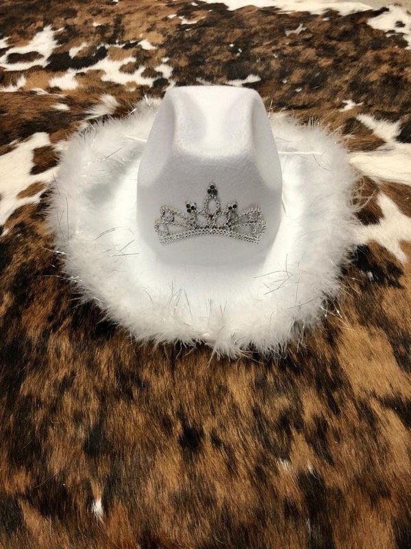 Producto - Gorro vaquera princesa blanco